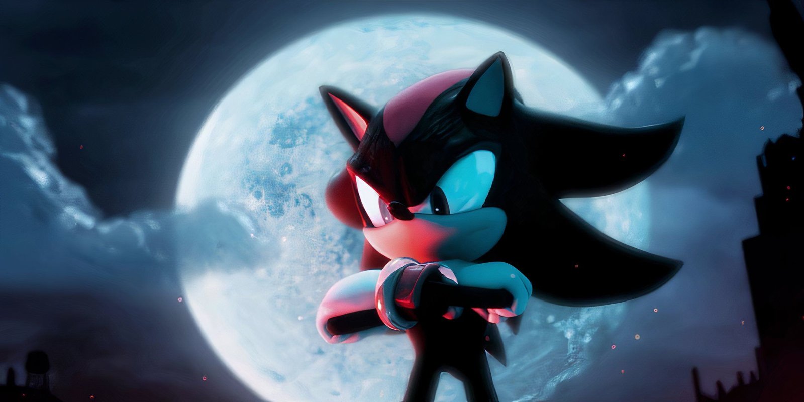 Shadow the Hedgehog in the intro for the 2005 game.