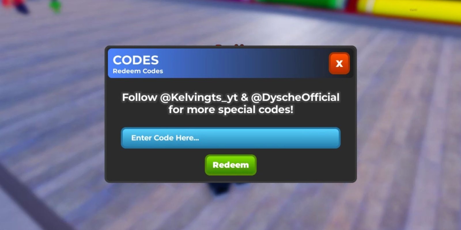 Anime Simulator the codes tab