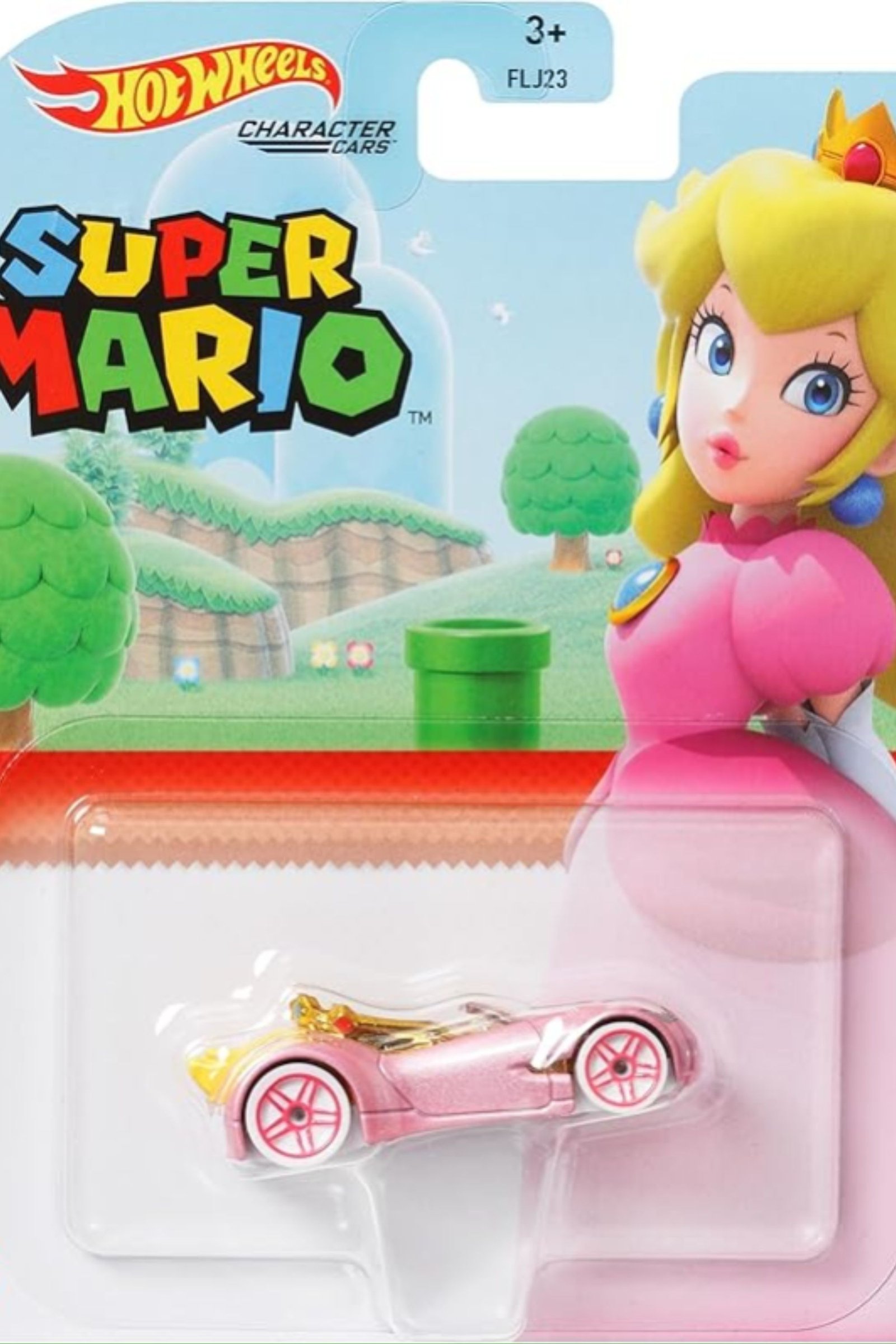 Hot Wheels Super Mario Character Cars Princess Peach Vehicle