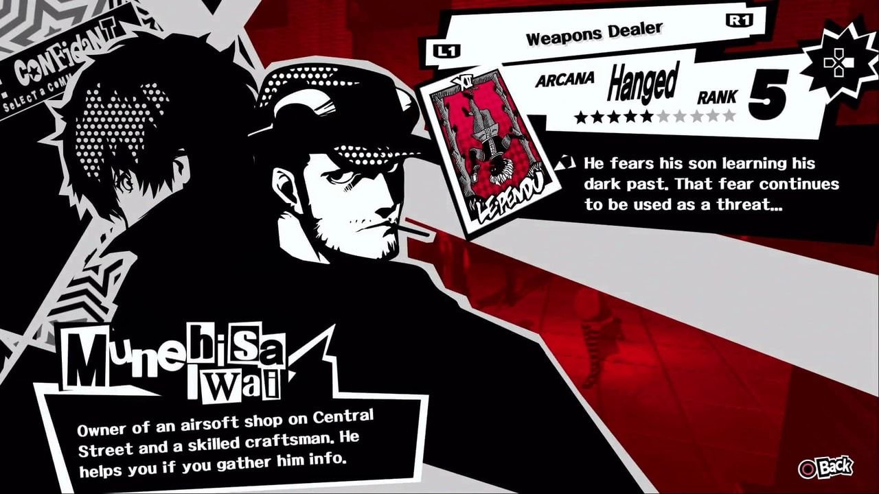 Persona 5 Hanged Iwai