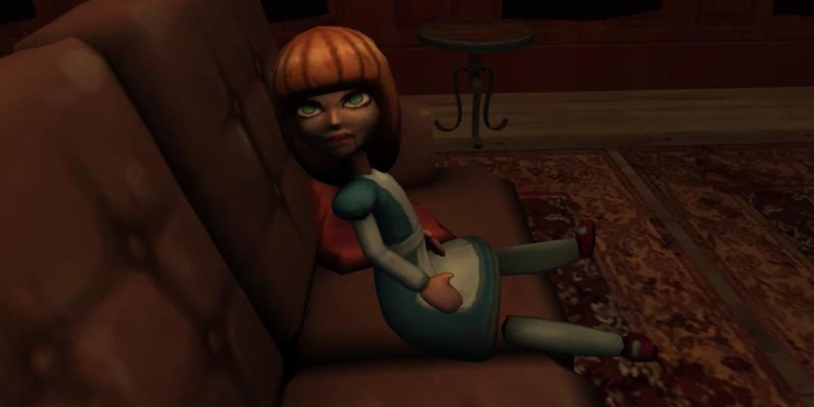 Sisters: - A VR Story - A Creepy Doll Sitting On A Couch