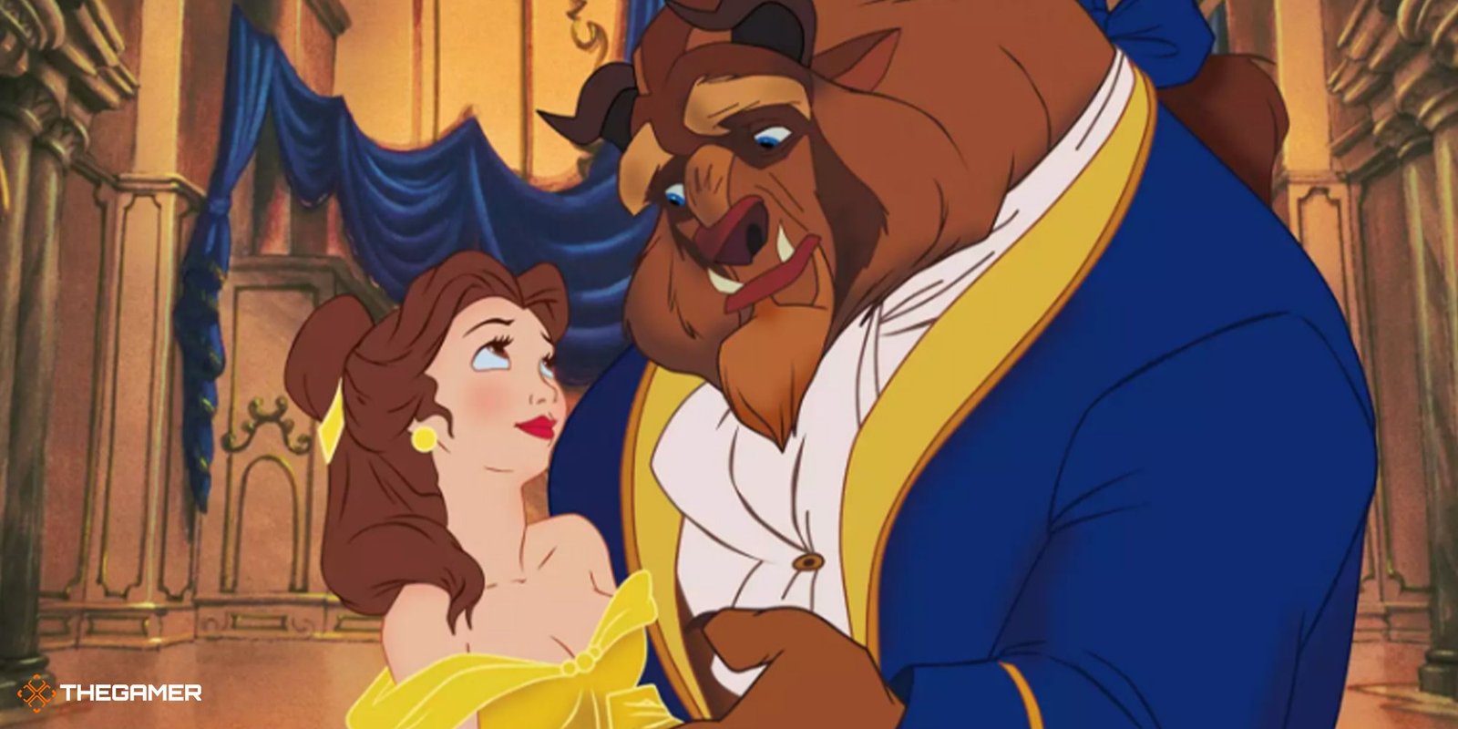 Beauty and the Beast ballroom scene close-up