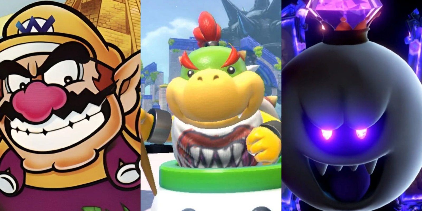 Super Mario Past Antagonists