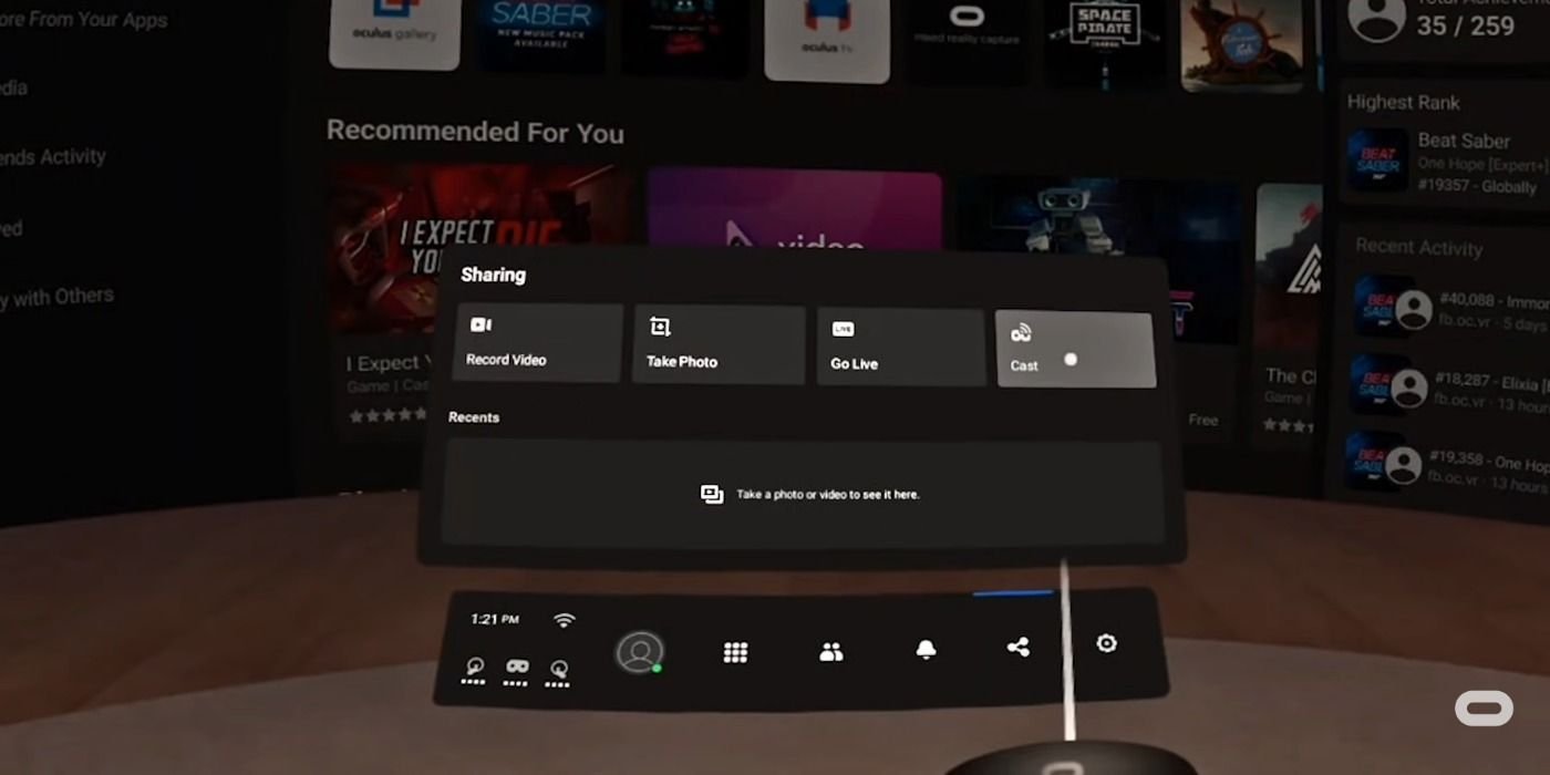 Casting from your Oculus Quest 2 headset