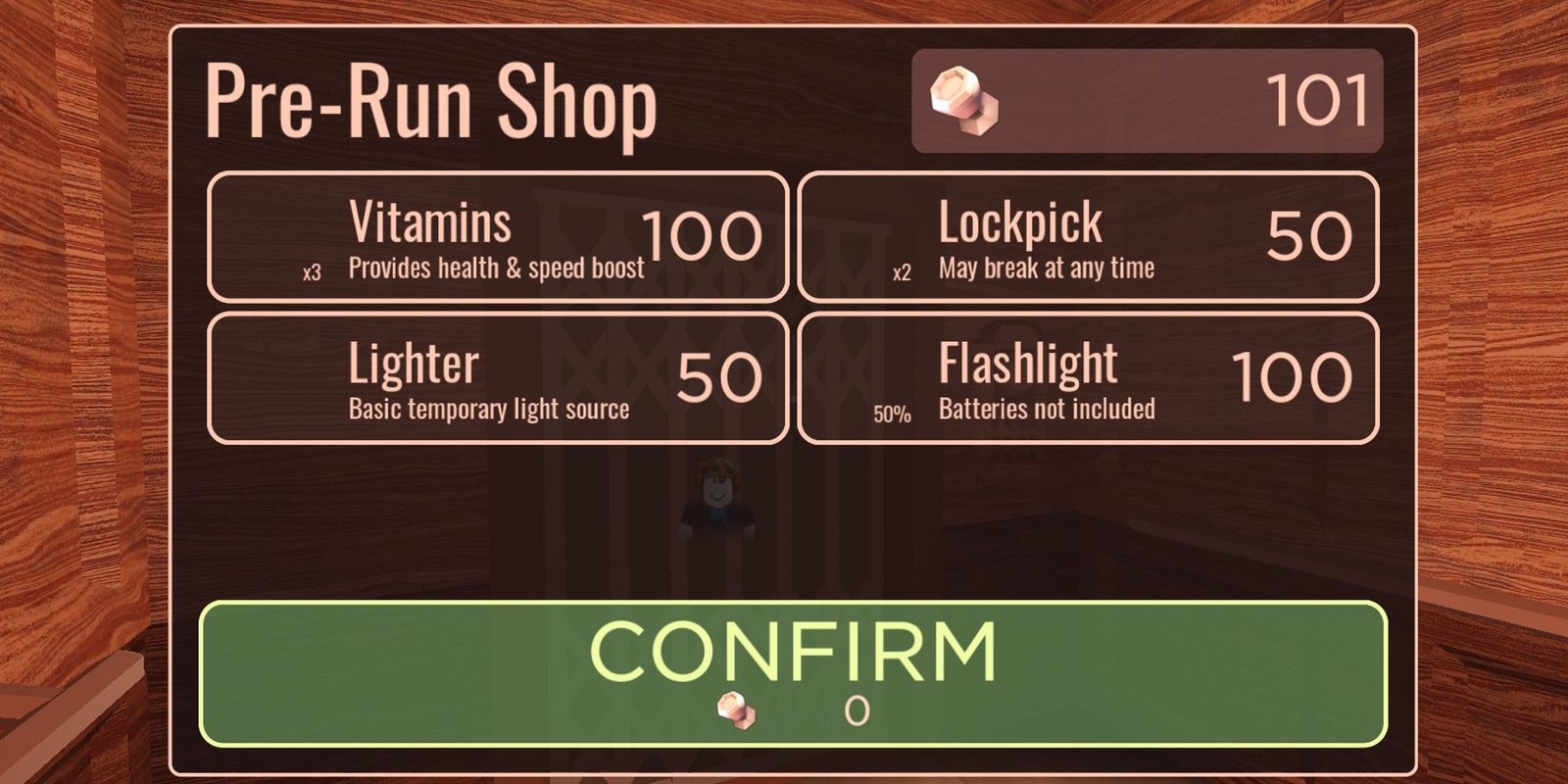 DOORS Pre Run Shop
