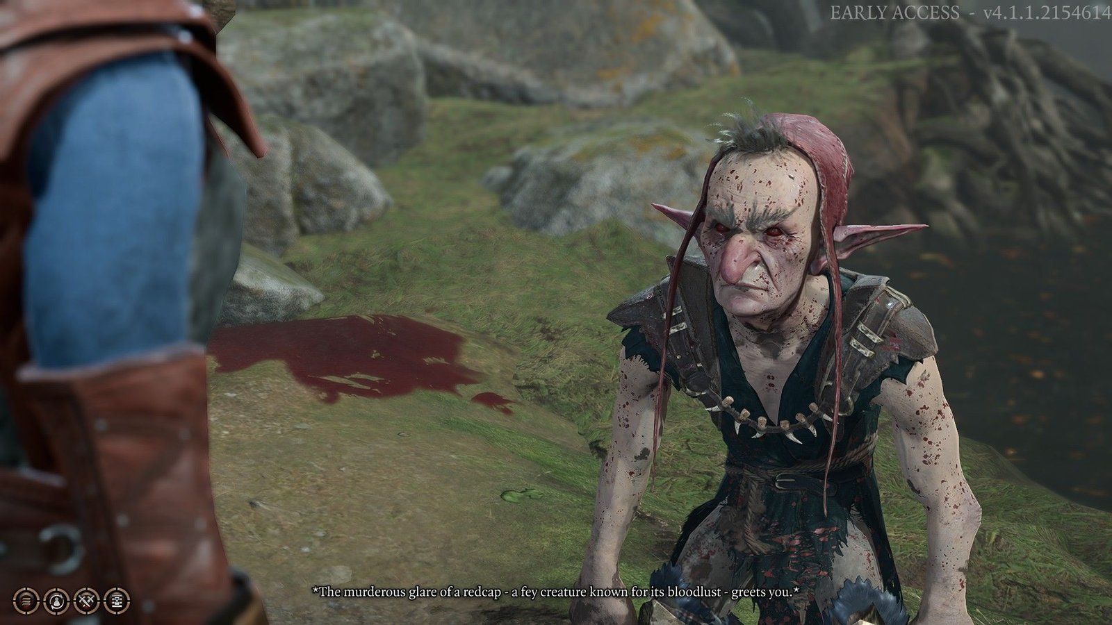 Baldur's Gate 3: Redcap Staring At Player
