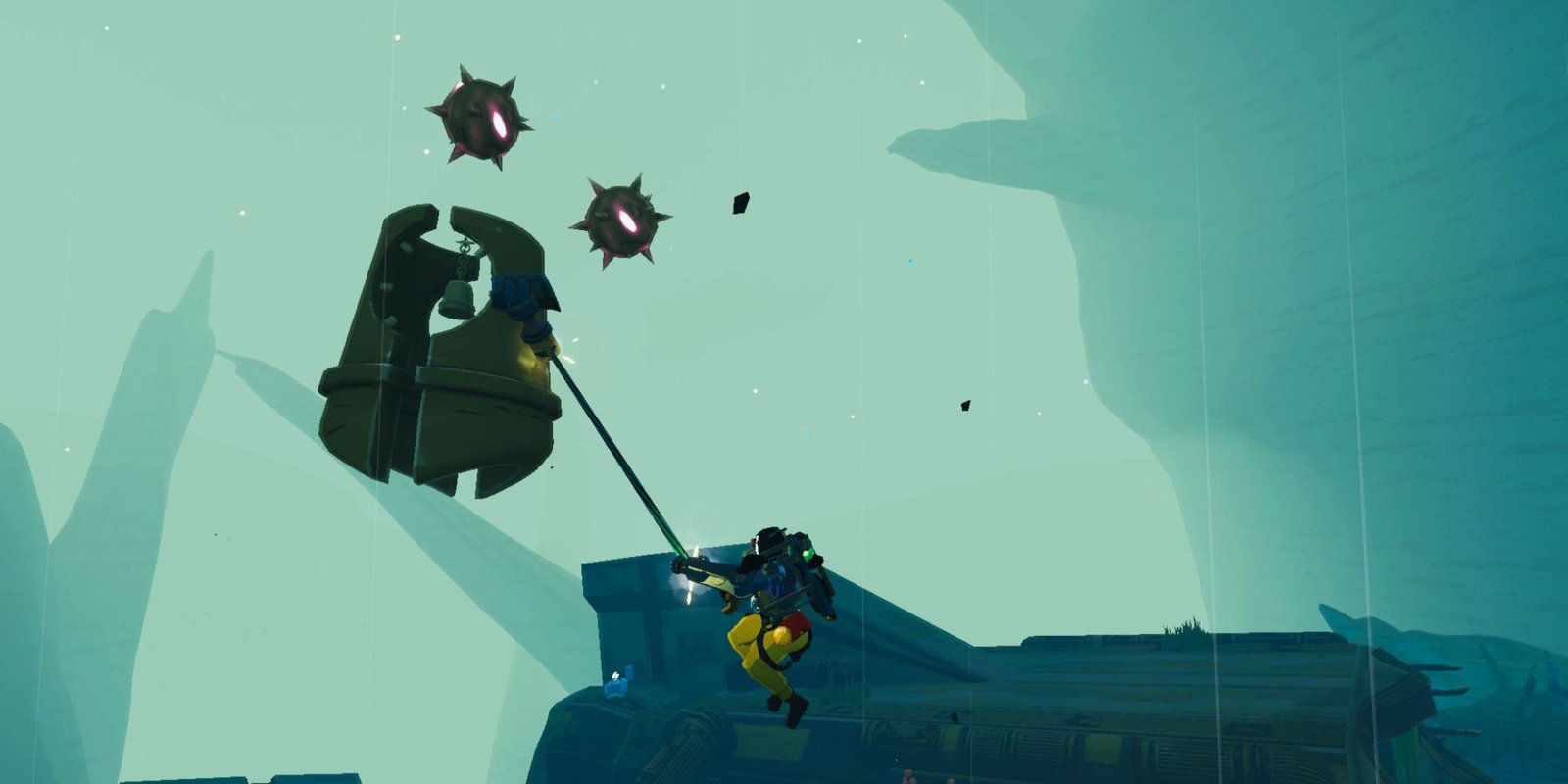 loader grappling onto enemy