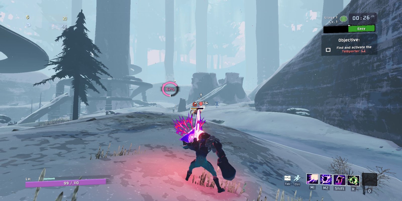 Risk of Rain 2 Void Fiend Primary Fire