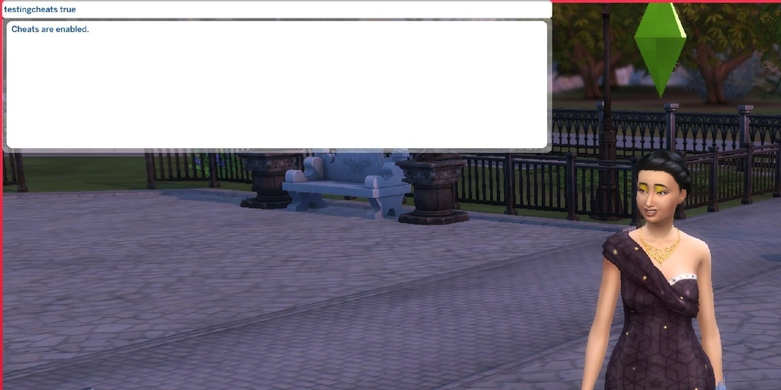 sims 4 enabling cheats in command bar