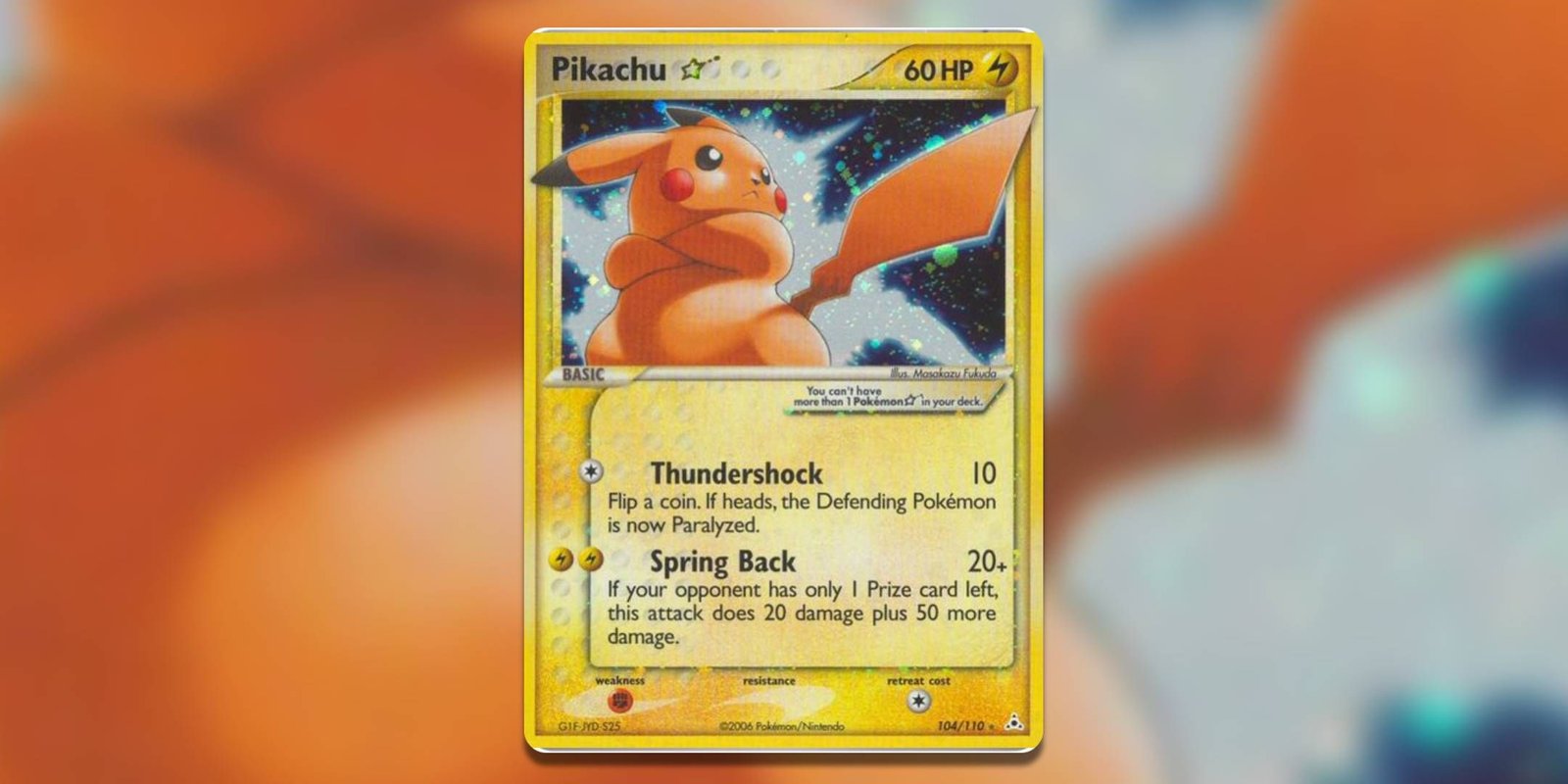 Pokemon TCG Shiny Pikachy Holon Phantoms