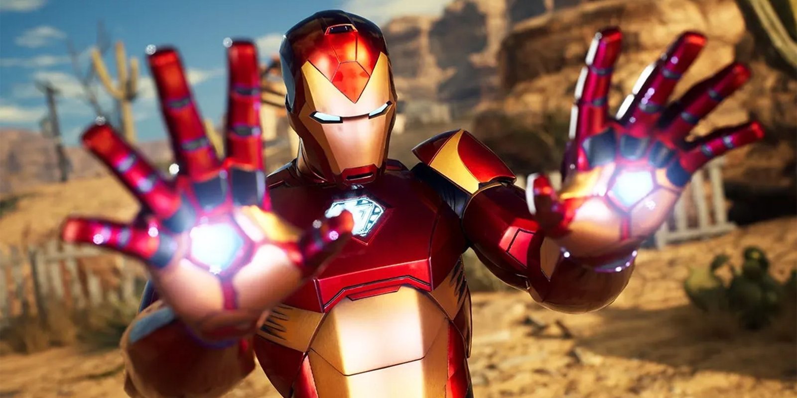 iron man firing hand blasters in Marvel's Midnight Suns