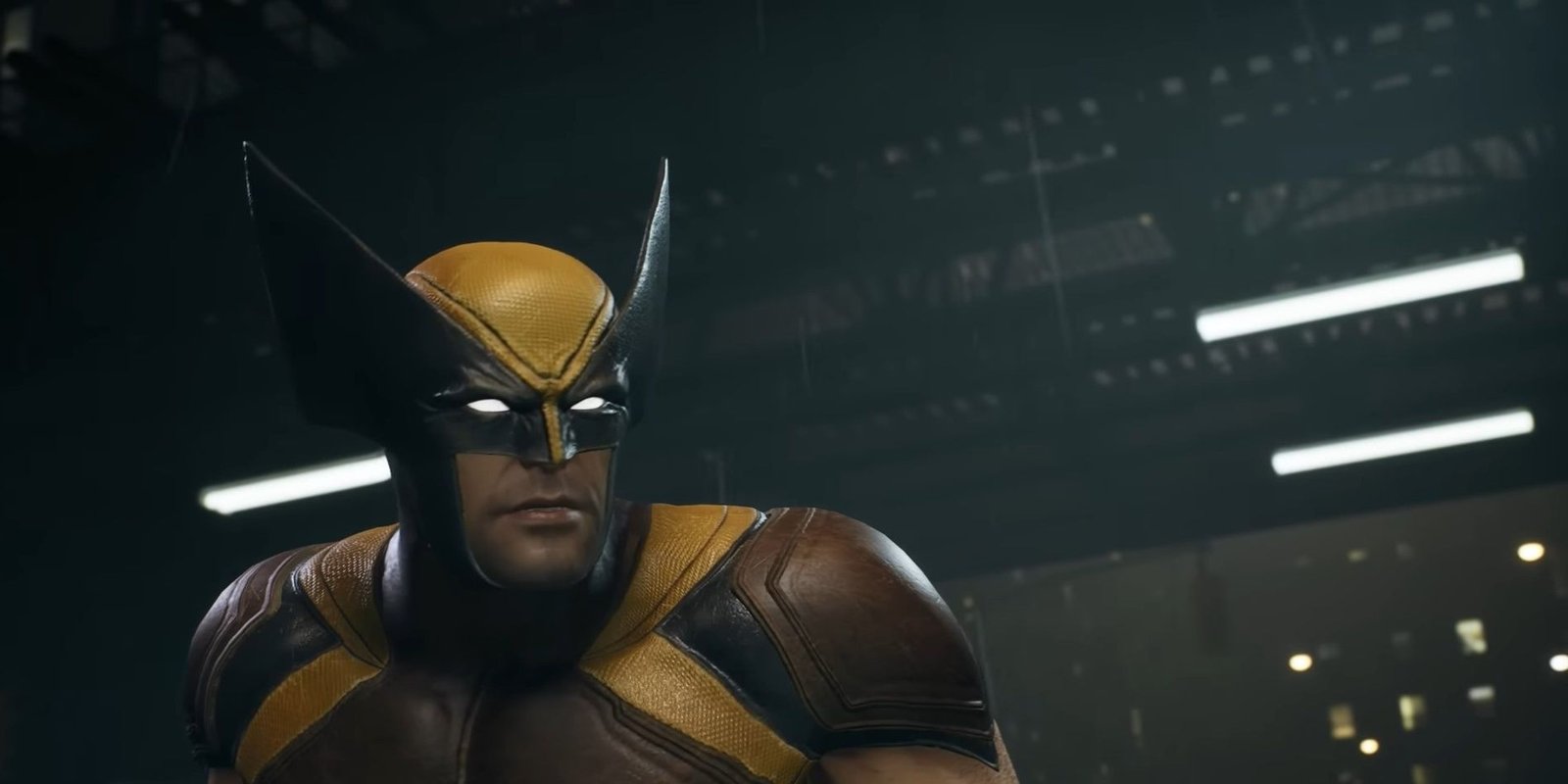 Wolverine meeting Hunter for the first time and standing ready to engage in battle with Sabretooth in Marvel's Midnight Suns.