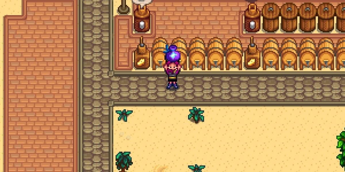 The Ginger Island farm as seen from above from Stardew Valley