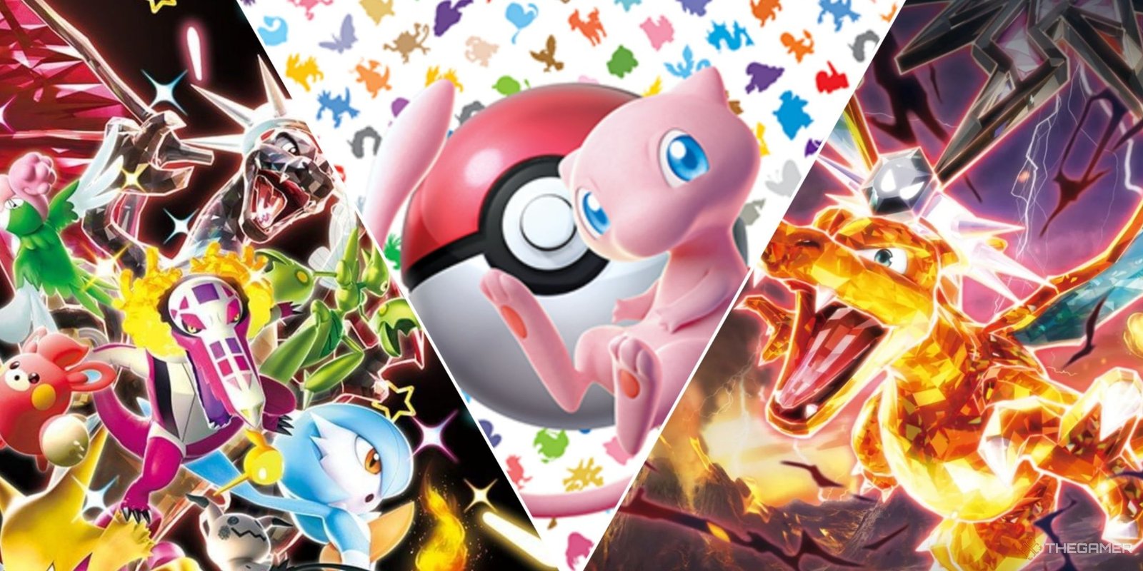 A collage of Pokemon TCG box arts from Japan.