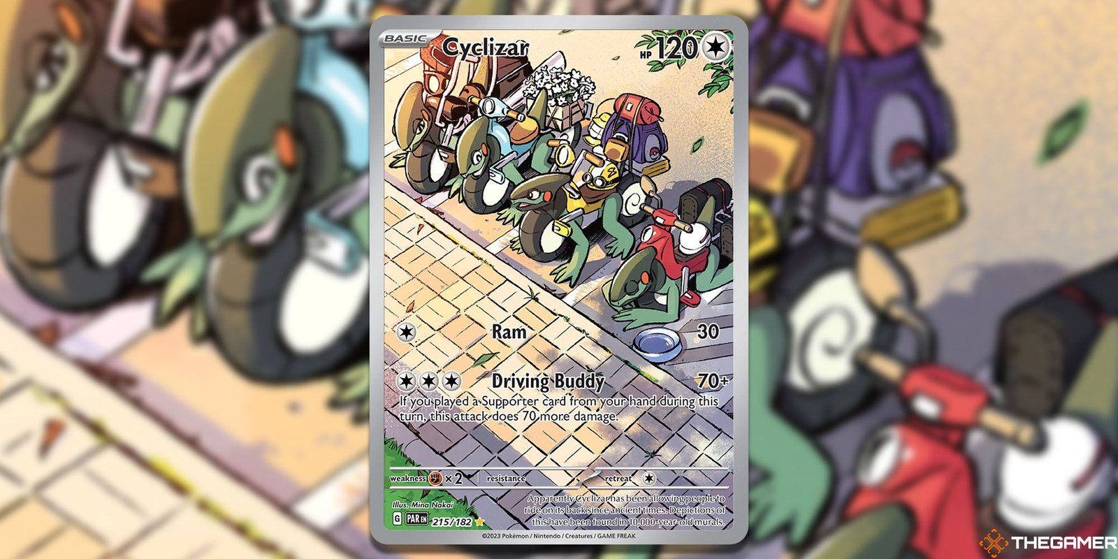 Cyclizar full art pokemon tcg card