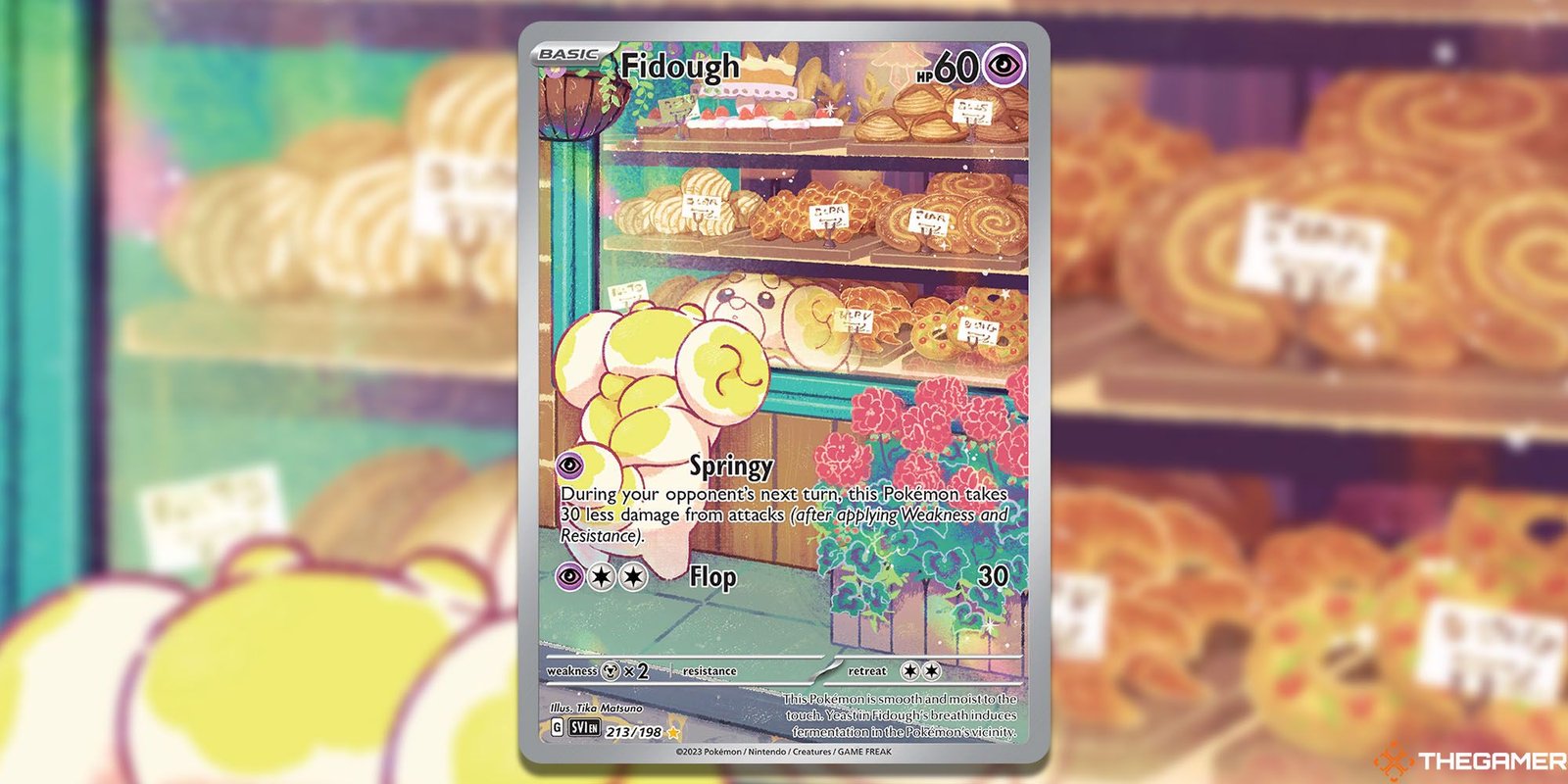 Fidough (Scarlet & Violet #213) Pokemon TCG Card.