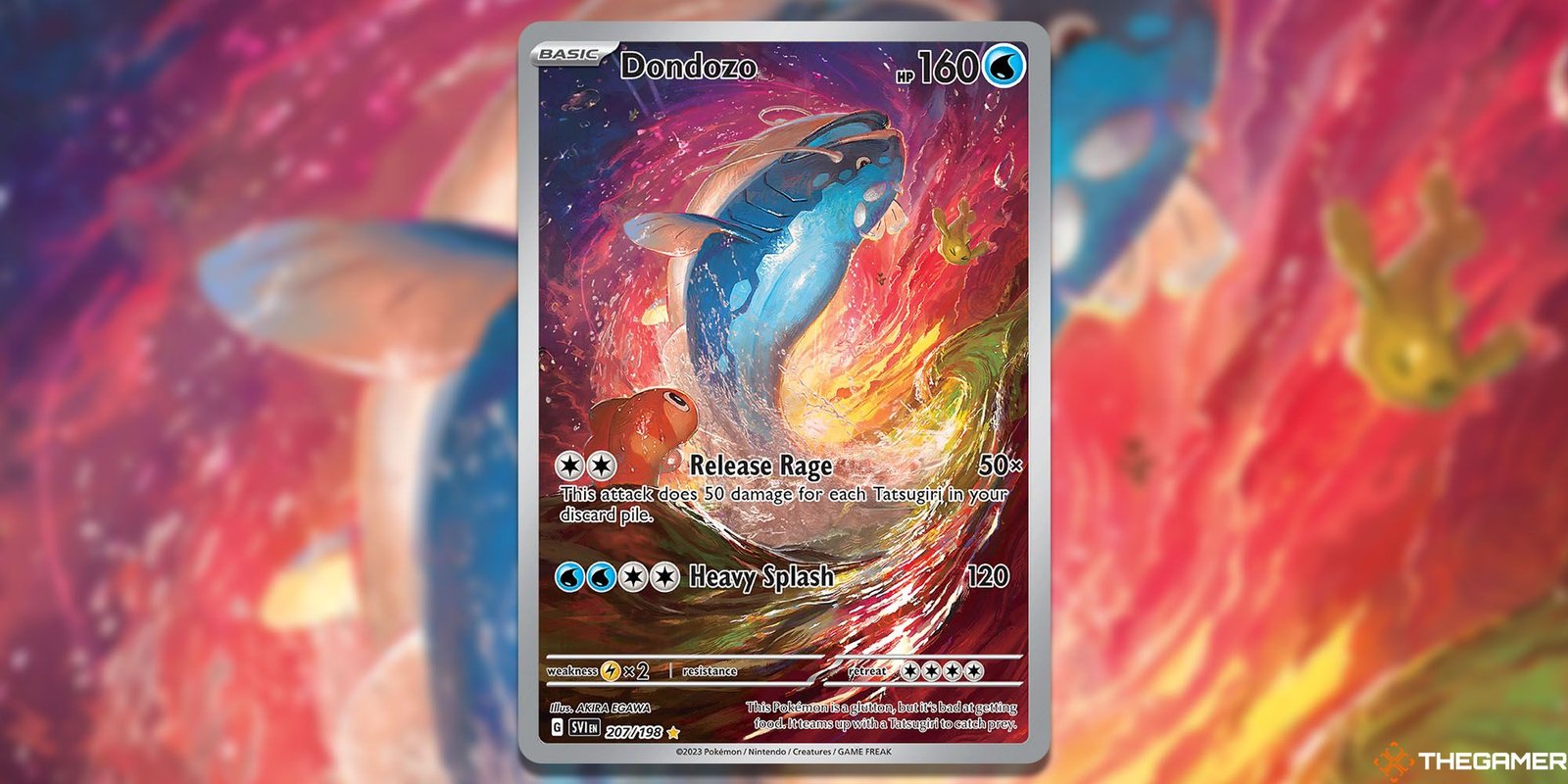 Dondozo (Scarlet & Violet #207) Pokemon TCG Card.