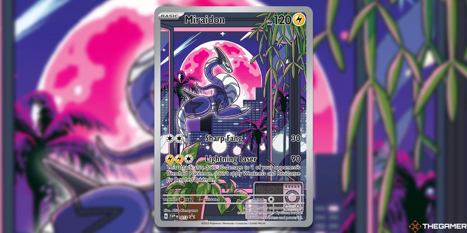 Miraidon (Scarlet & Violet Promos #013) Pokemon TCG Card.
