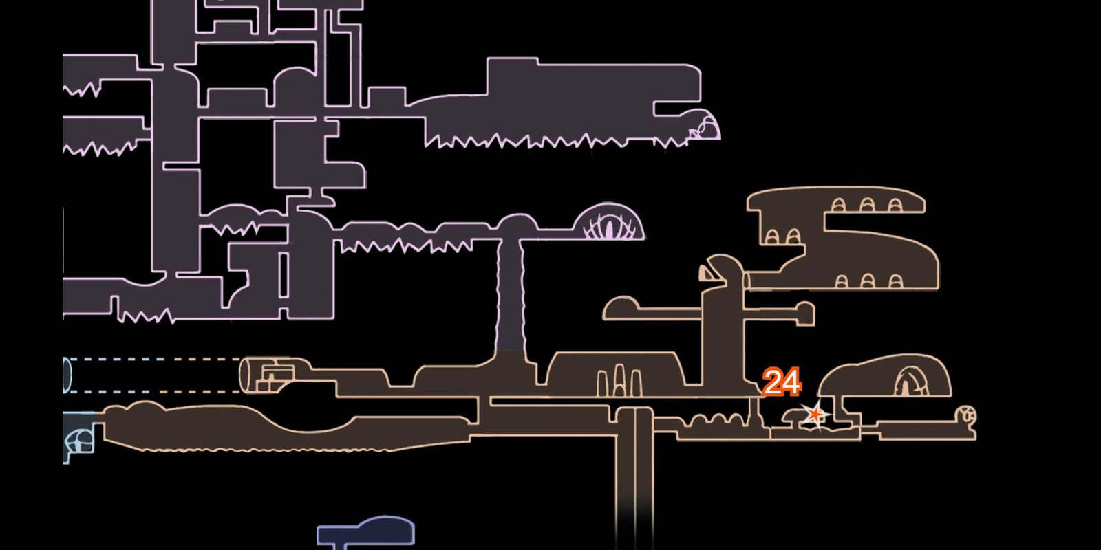 resting grounds grub locations on hollow knight map image