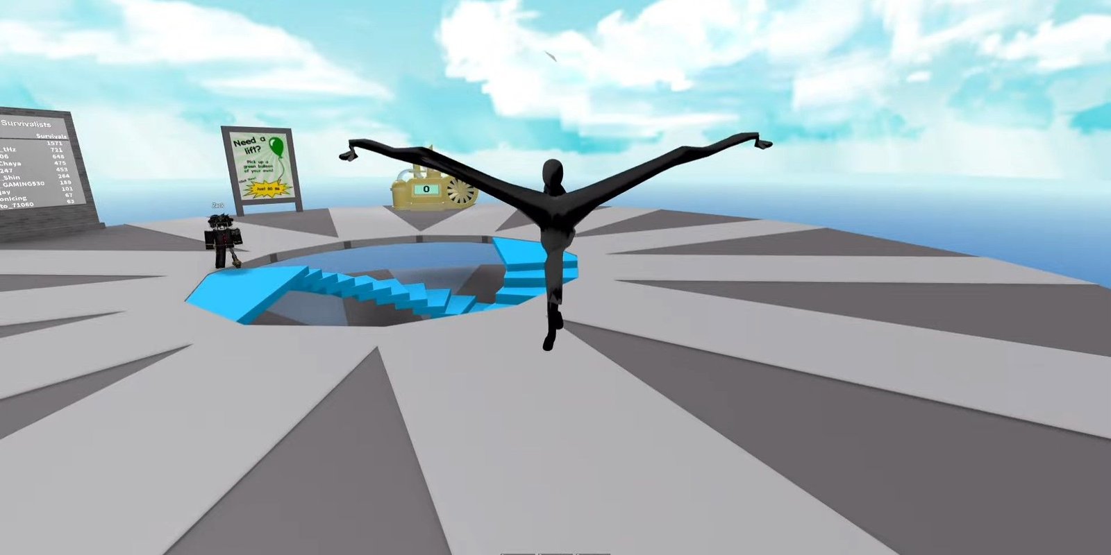 The Shadow Figure avatar in Roblox