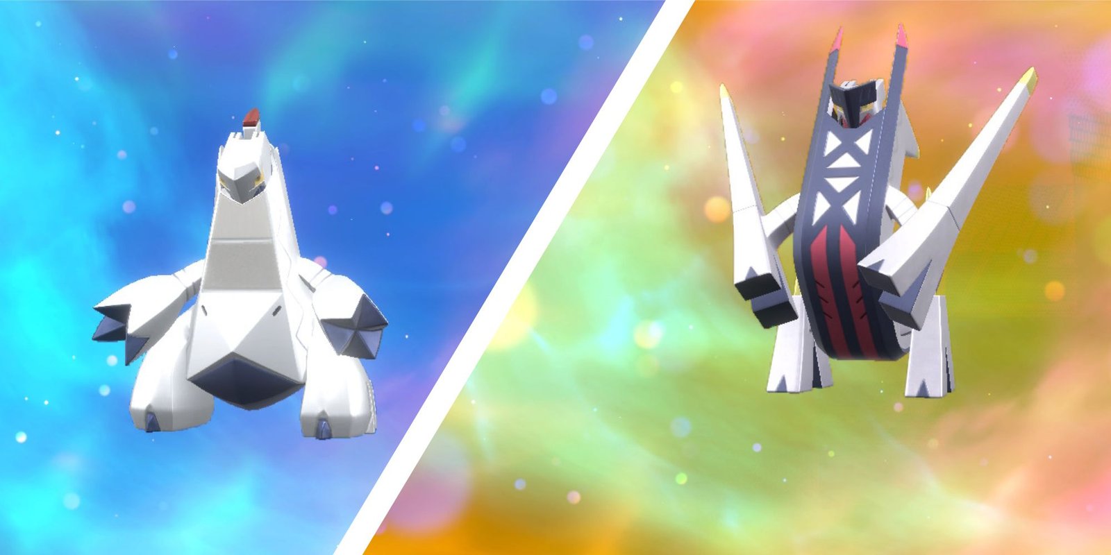 Split image of Duraludon and Archaludon in Pokemon Scarlet & Violet.