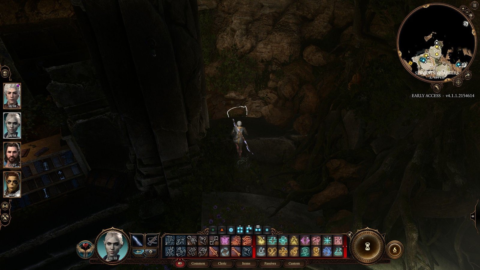 Drow Cleric Player Finds Stairs To Kagha's Chest In Servants' Quarters