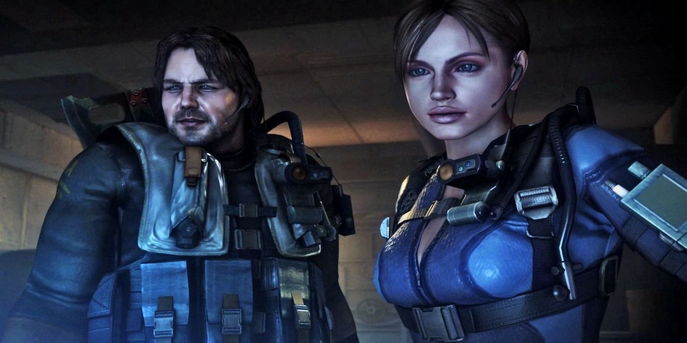 Jill and Parker in Resident Evil: Revelations 
