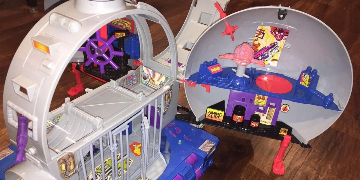 The Technodrome playset from Teenage Mutant Ninja Turtles