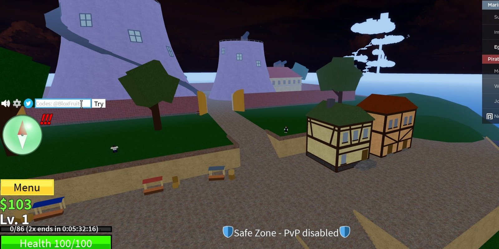 Blox Fruits Codes Redeem In Town
