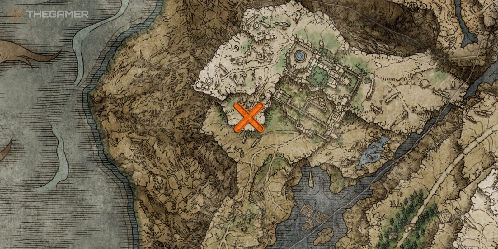 Map showing the location of Preceptor Seluvis within Liurnia in Elden Ring