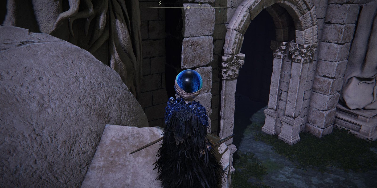 Screenshot showing the path to the Great Oracular Bubble Sorcery in Elden Ring