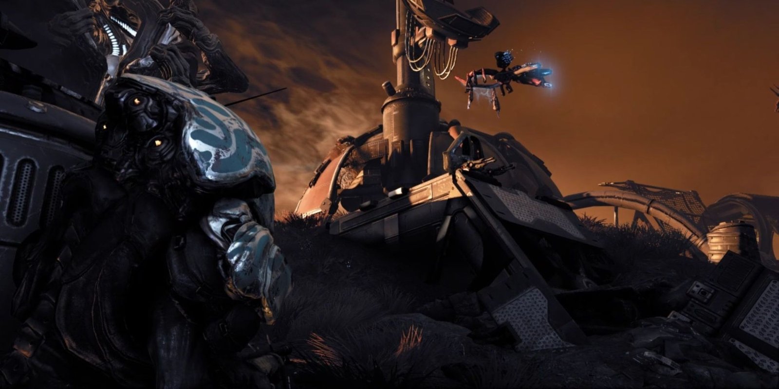 Warframe New War Kahl Avoiding Sentient Ships