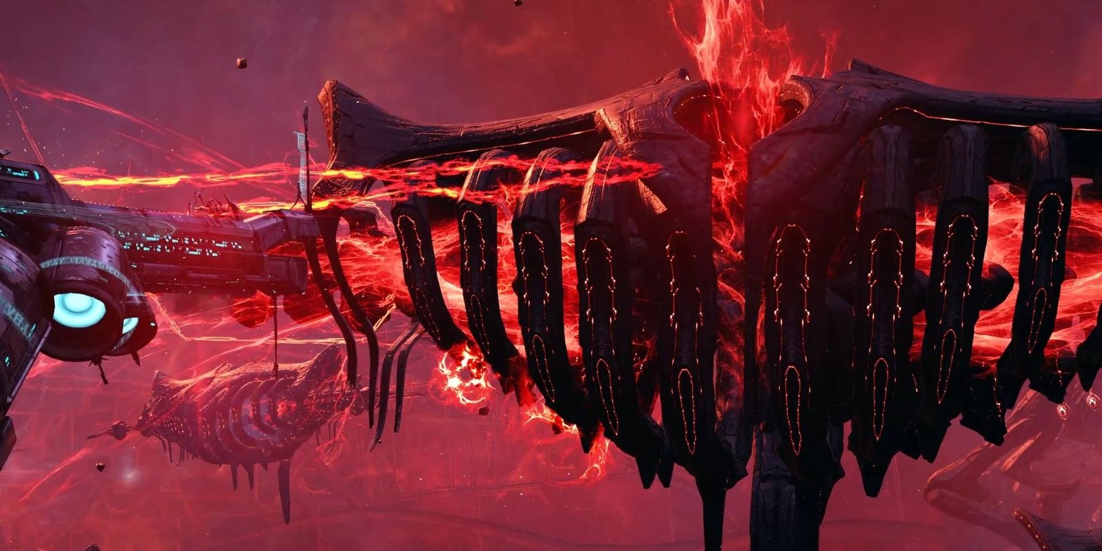 Warframe New War Sentient Mothership