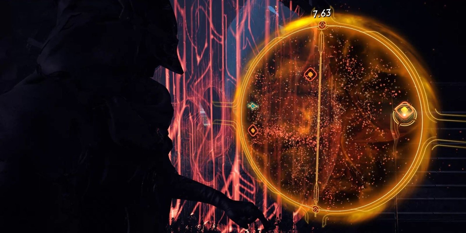 Warframe New War Sentient Hacking Minigame
