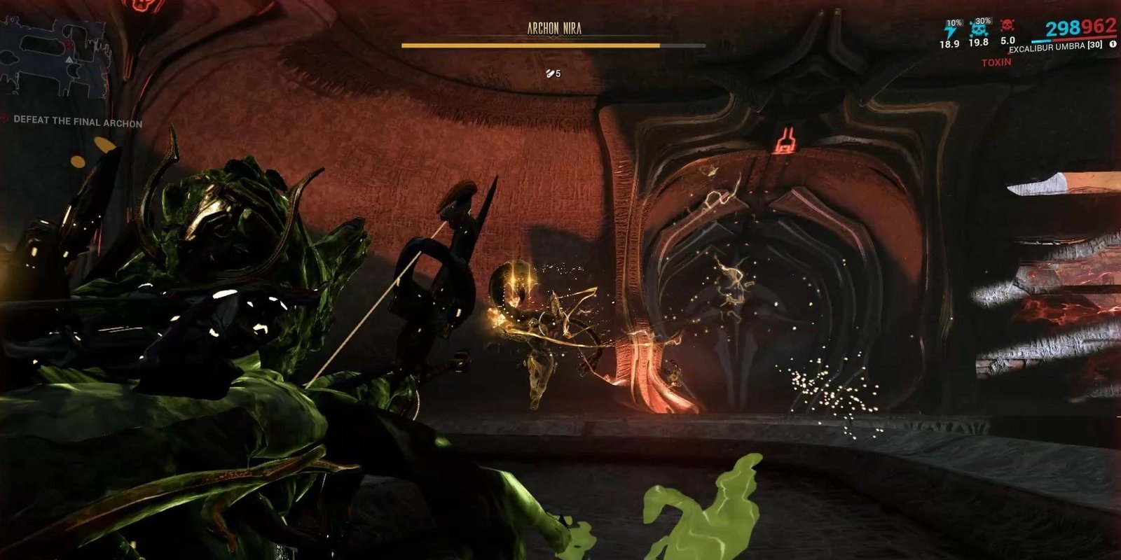 Warframe New War Final Archon Fight