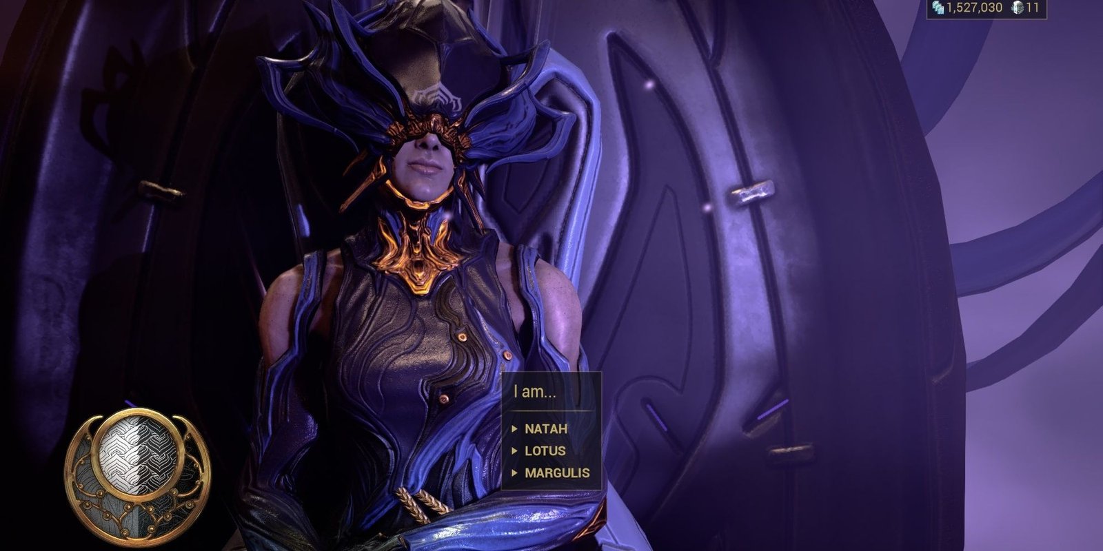 Warframe New War Lotus Identity I Am Decision