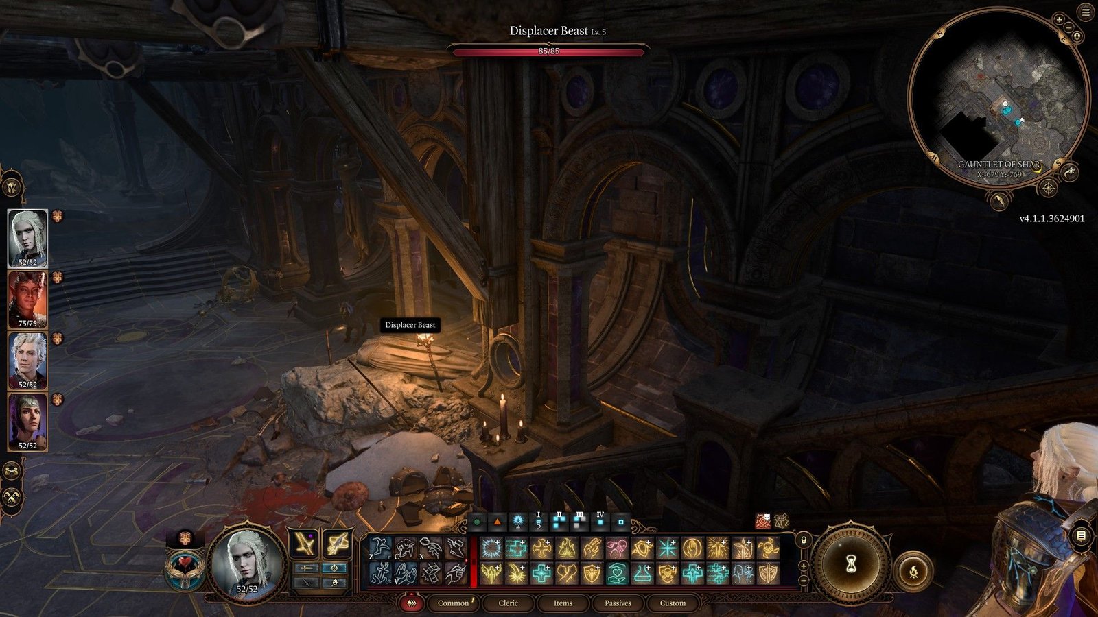Displacer Beast Stands At Door To Lure Into Yulgir Trap