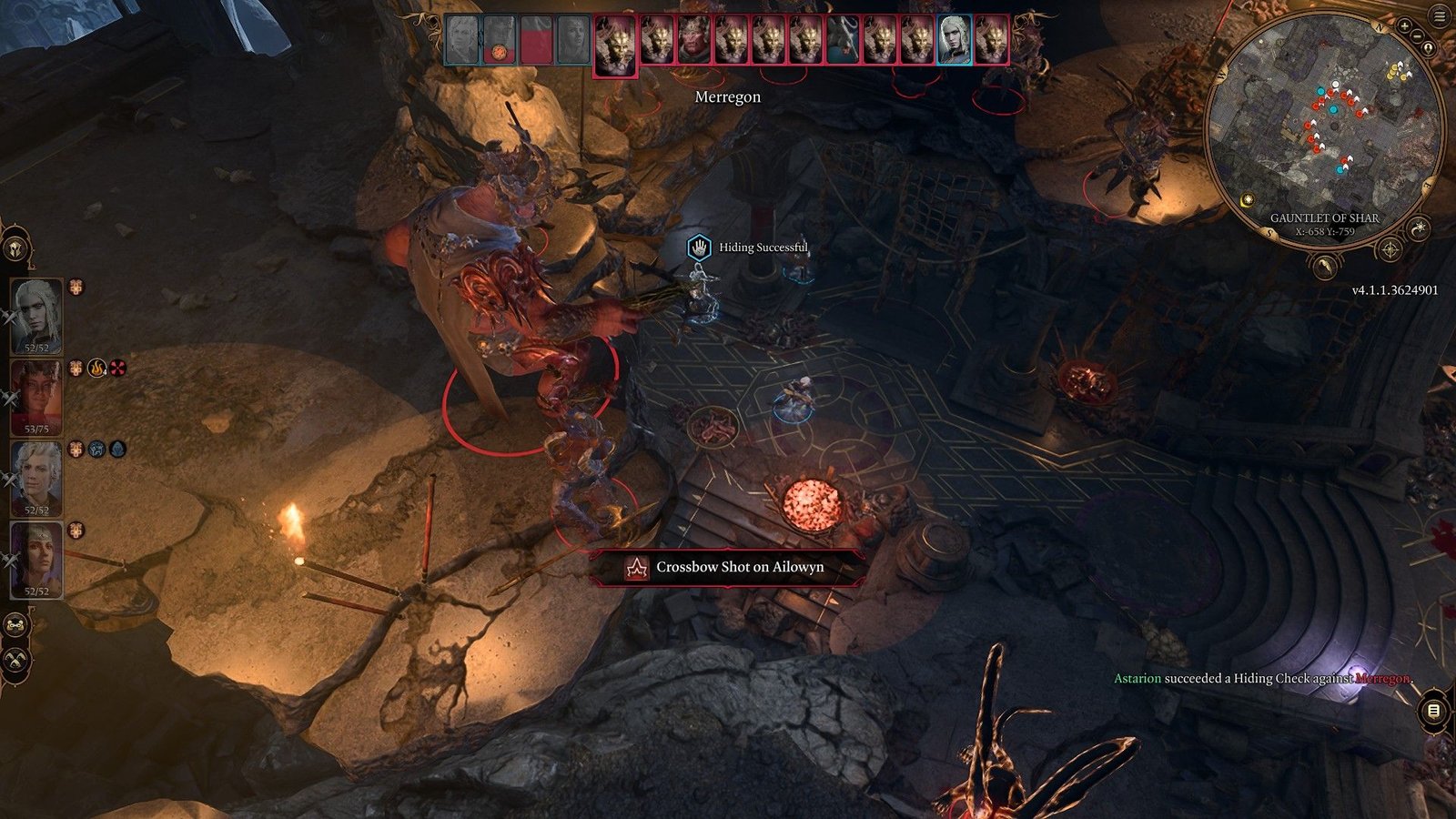 Yurgir Uses Volatile Cluster On An Exposed Party Below
