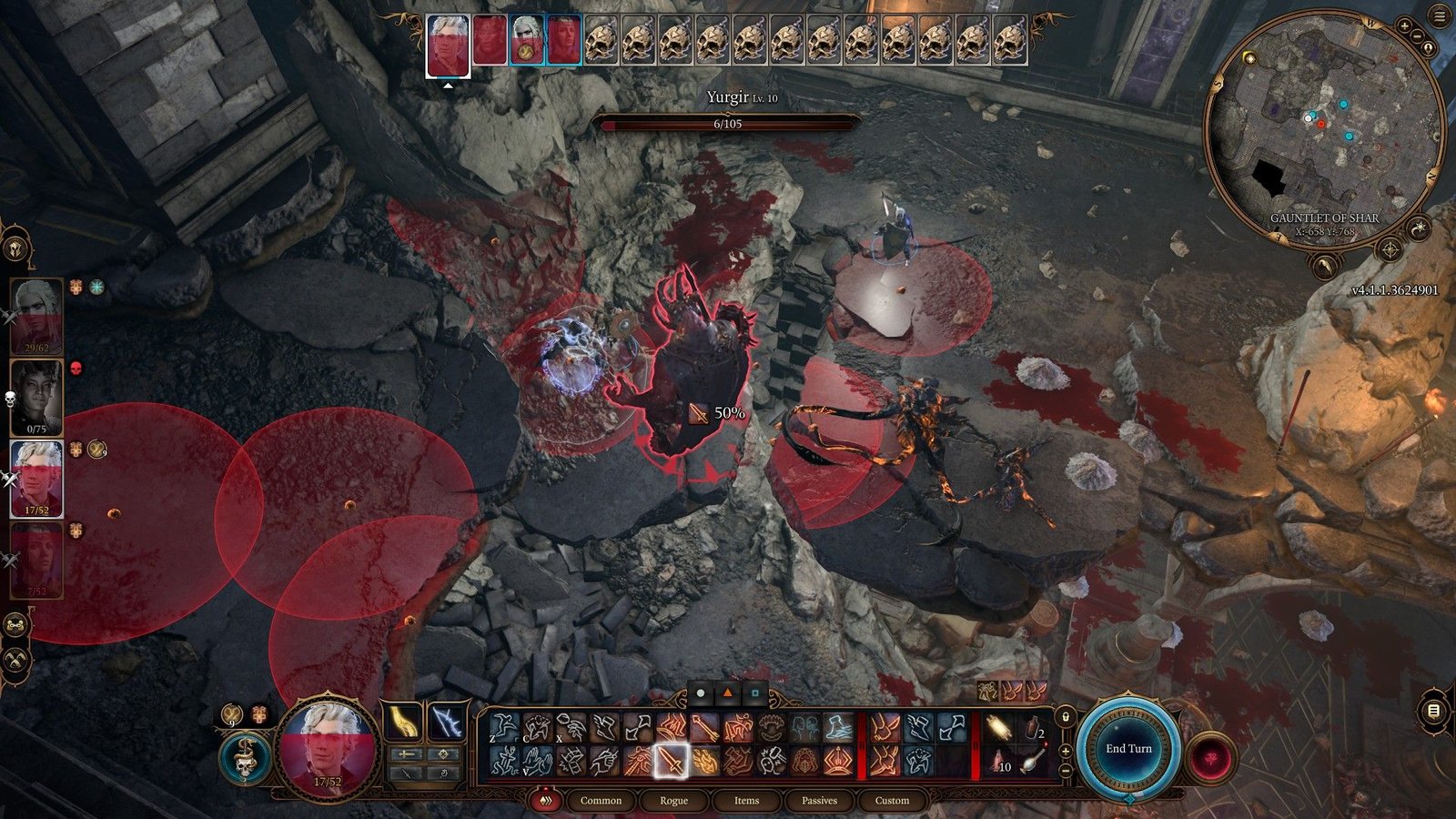 Yurgir Throws All Bombs When At Low Health