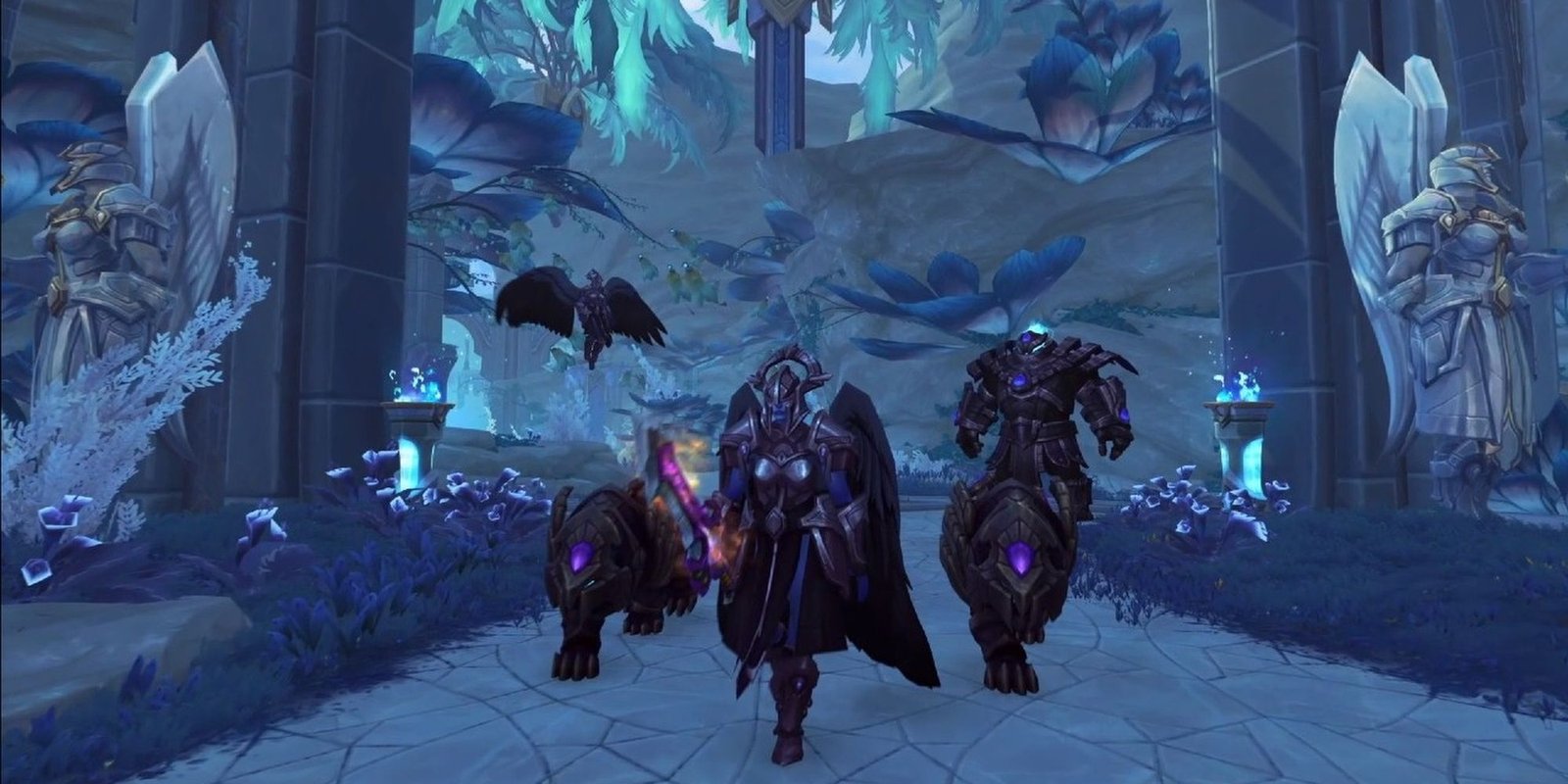 World Of Warcraft Shadowlands: Full Party Exploring The Wilderness