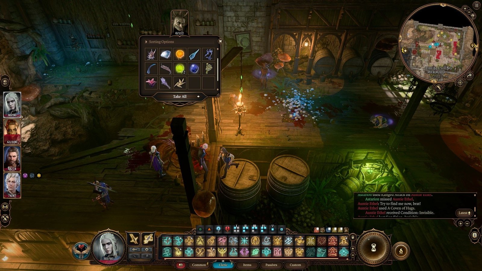 Player Loots Auntie Ethel Body For Rare Alchemical Loot