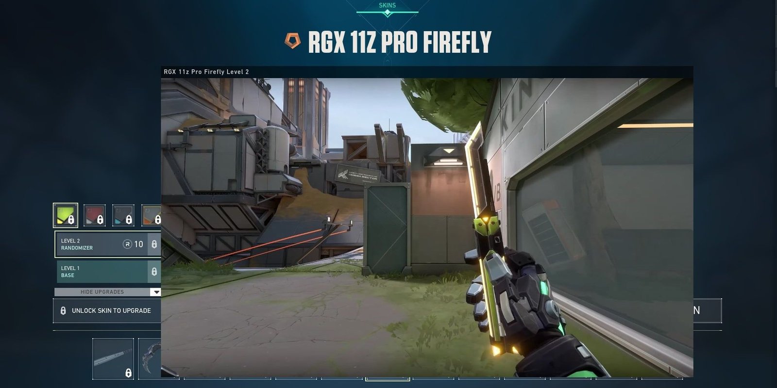 Valorant in-game preview of the RGX 11Z Pro Firefly