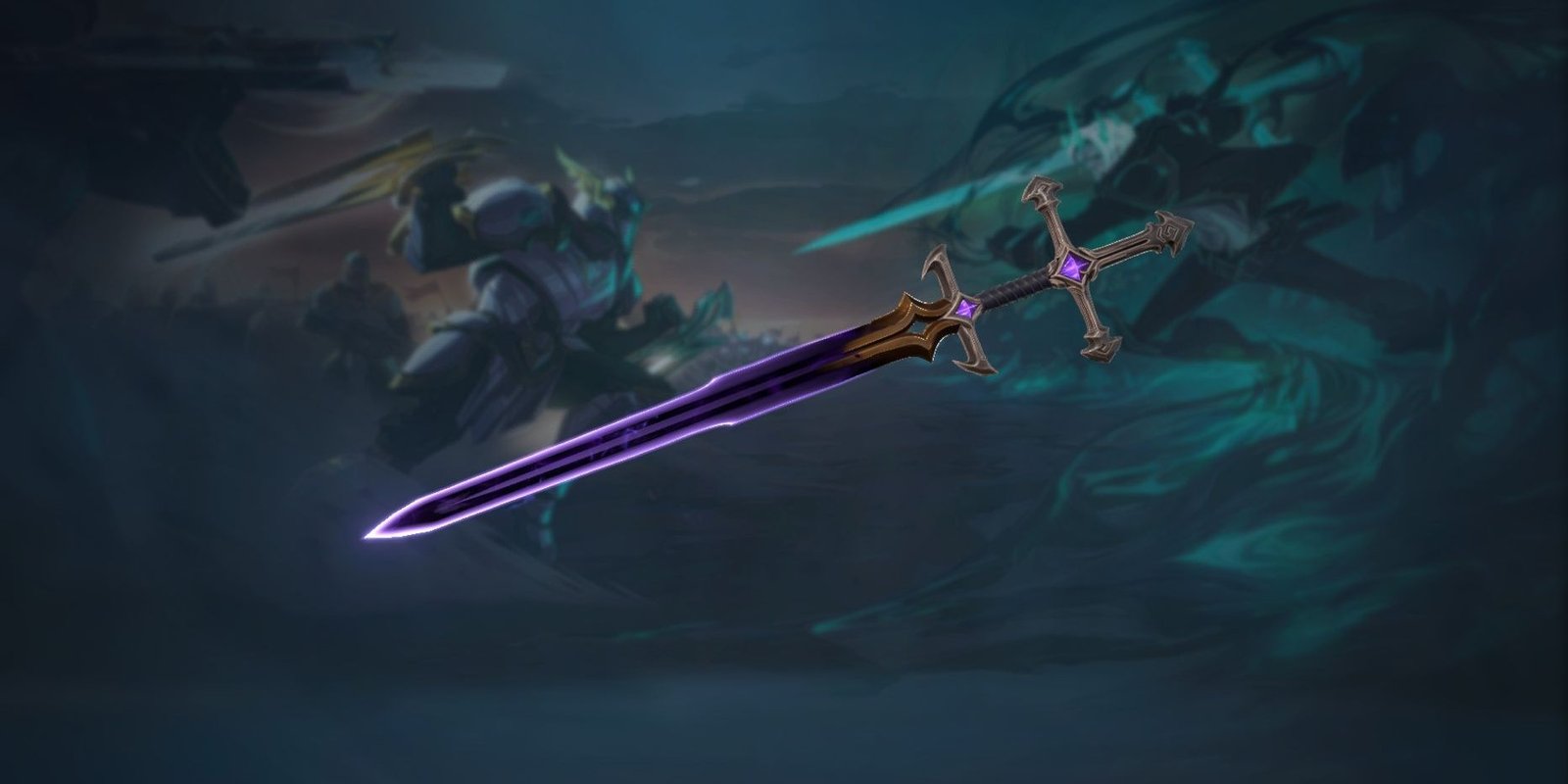 Valorant collection screen preview of Broken Blade Of The Ruined King variant 