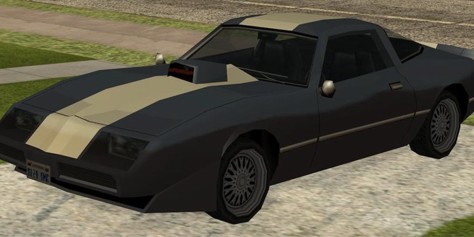 A Phoenix parked in a driveway in GTA SA
