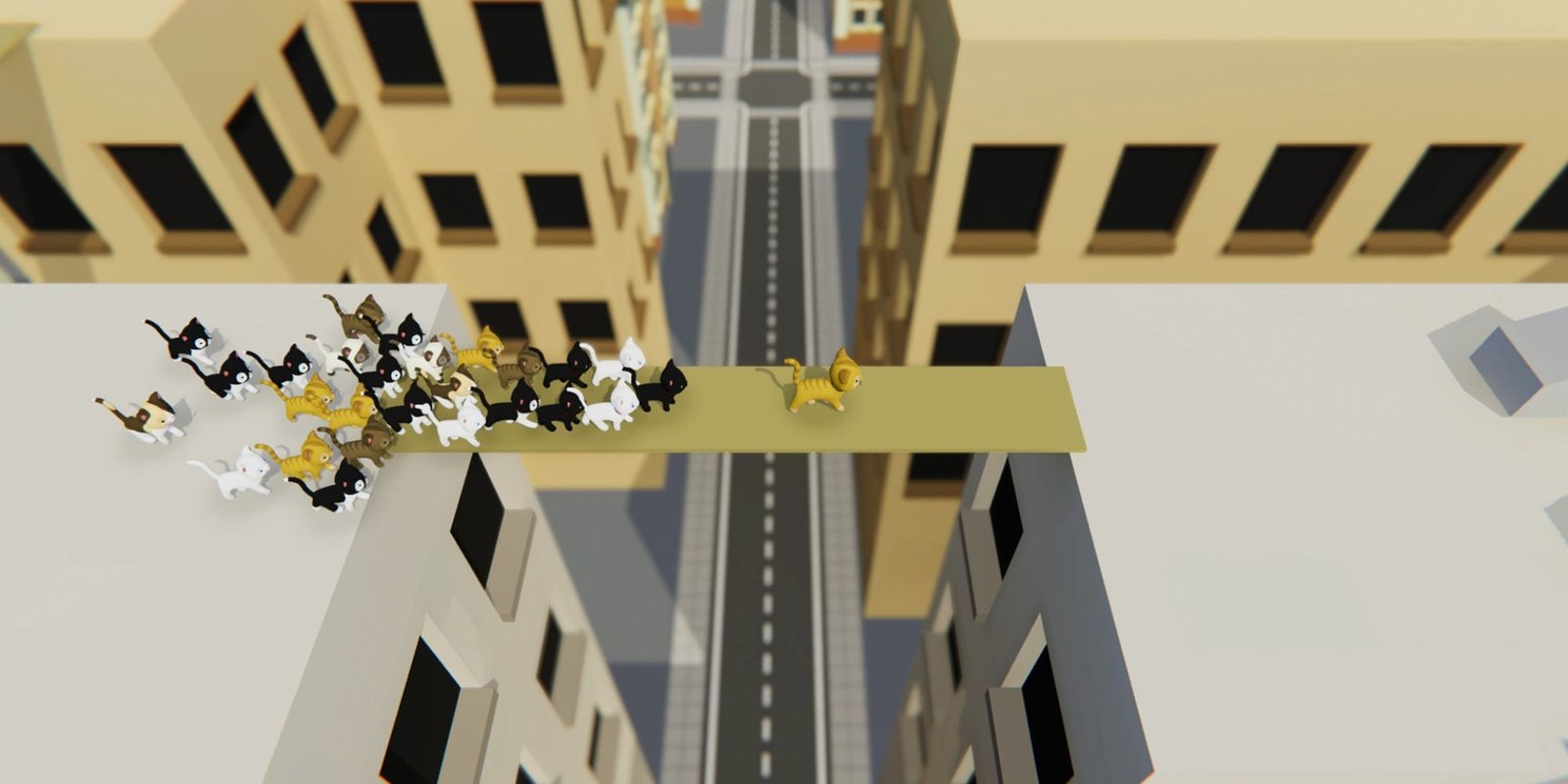Kitt.io cats crossing bridge