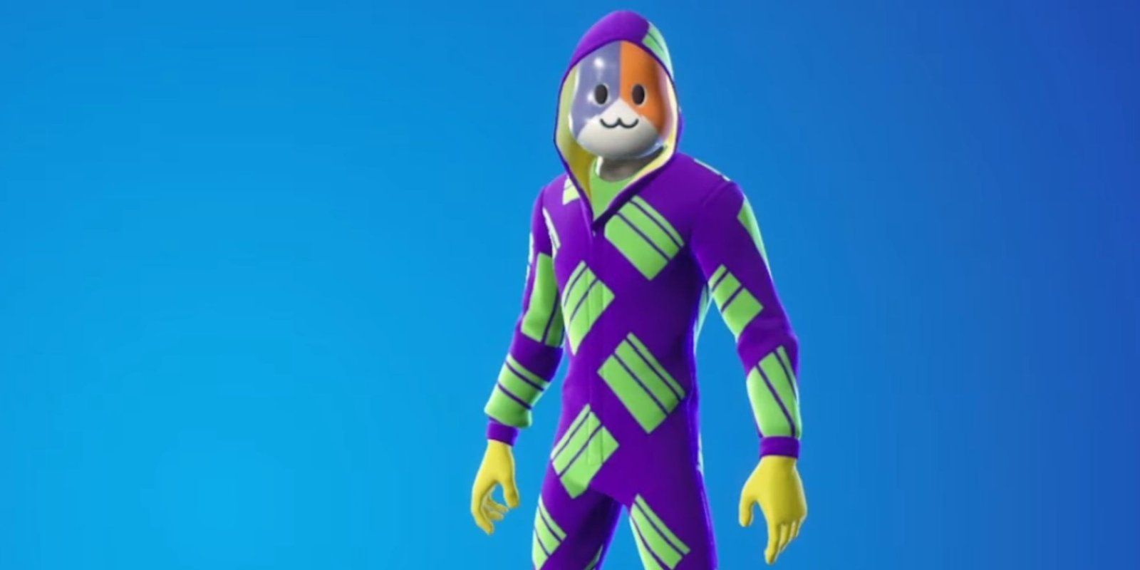 Fortnite All-Hallows Steve Skin Inside Locker