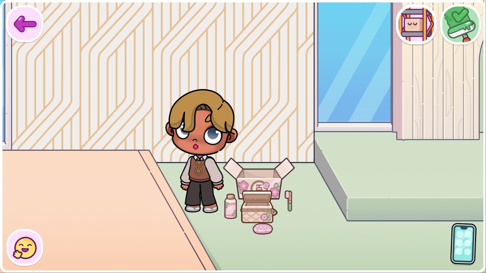 Image of the rewards from the Cleancare code in Avatar World.
