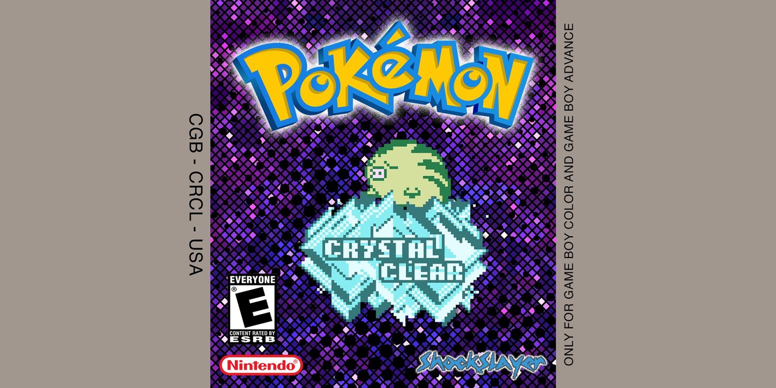 The box art for Pokemon Crystal Clear, a romhack.