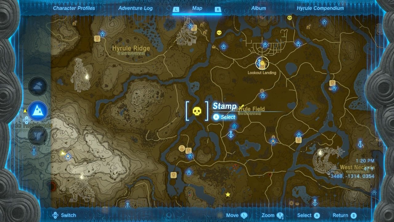 Mount Daphnes Chasm Map Location