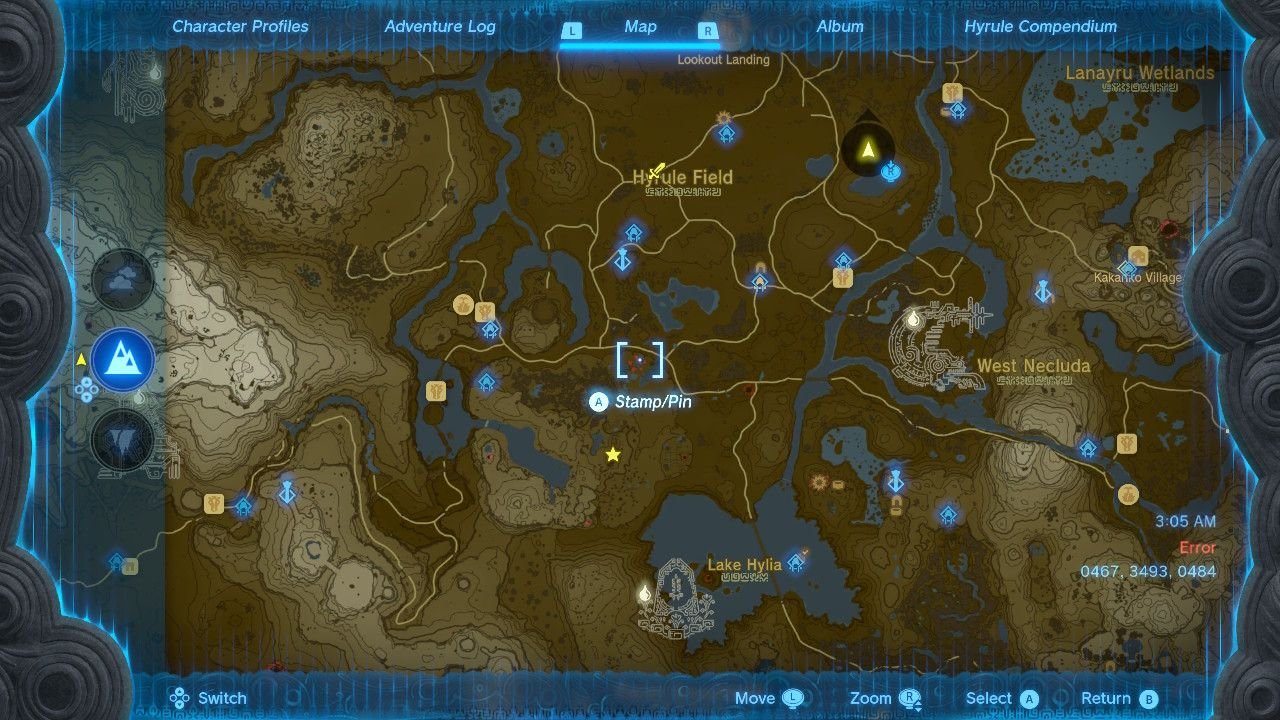 Great Plateau North Chasm Map Location